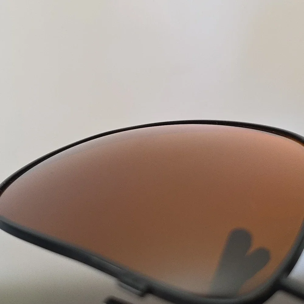 BluBlocker Sunglasses‎ Clip On Unisex-adult Brown Aviator Case Vintage Y2K 90's